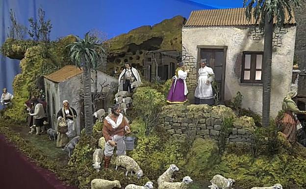 El Belén del Cabildo homenajea la vitalidad del campo grancanario de hace un siglo
