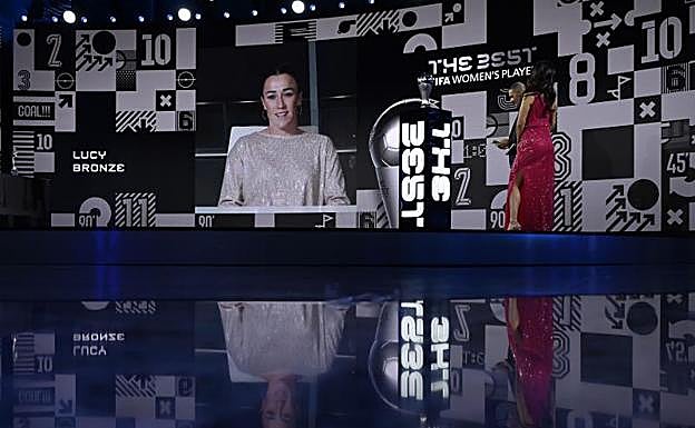 Lucy Bronze, defensa del Manchester Ciy. 