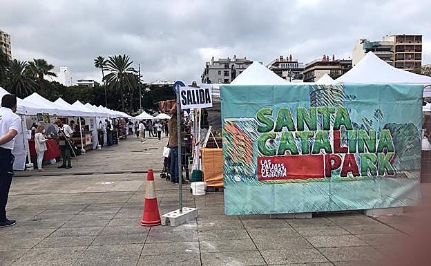 Así lucía Santa Catalina, este sábado. 