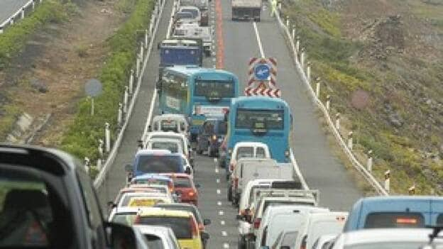 Imagen de archivo de una carretera en el municipio aruquense. 