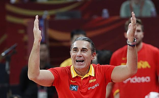 Sergio Scariolo, seleccionador español. 
