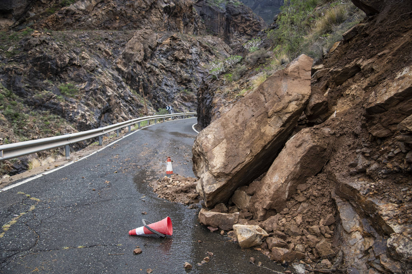 Fotos: Las mejores imágenes del paso de Filomena por Gran Canaria