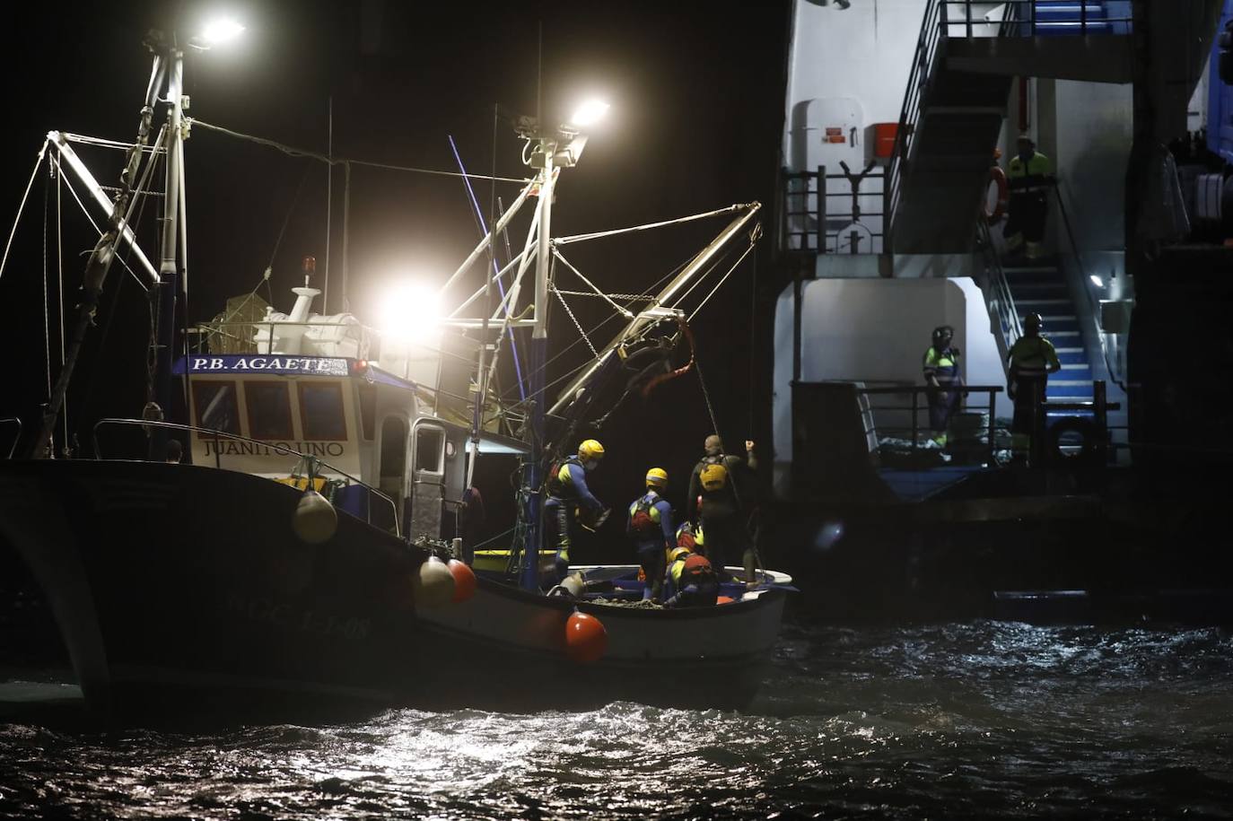 Fotos: El rescate del Bentago Express, en imágenes