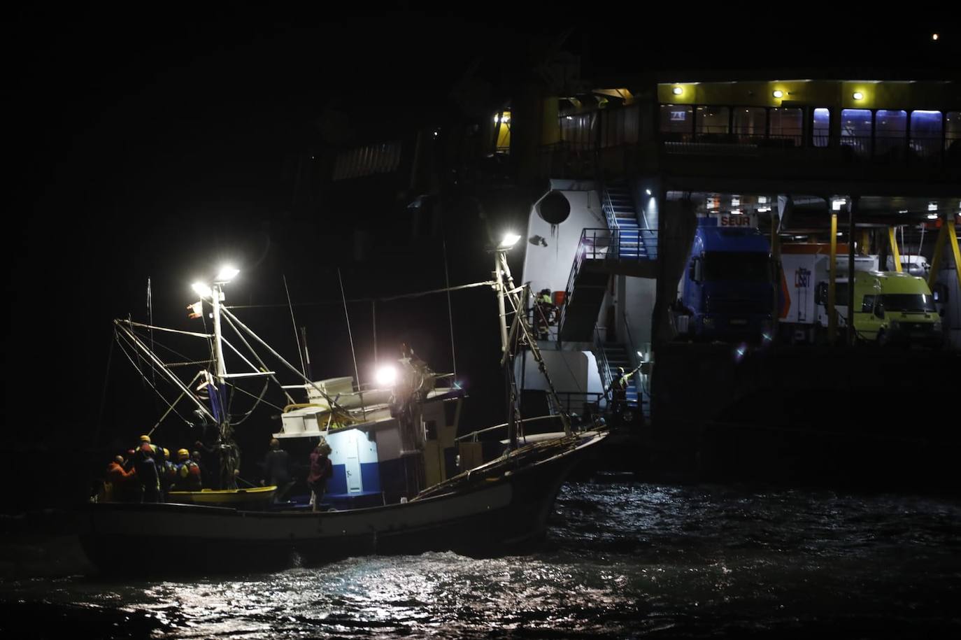 Fotos: El rescate del Bentago Express, en imágenes