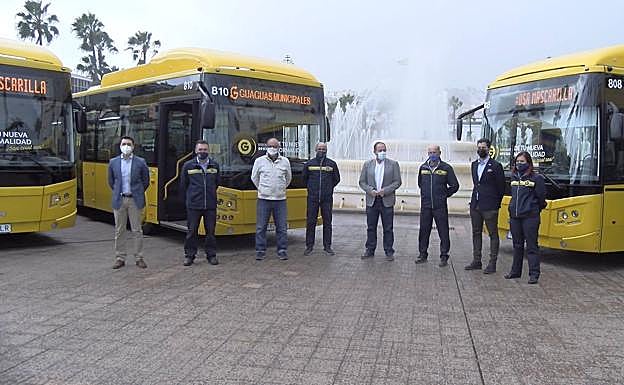 Guaguas incorpora 15 nuevos vehículos de alta capacidad