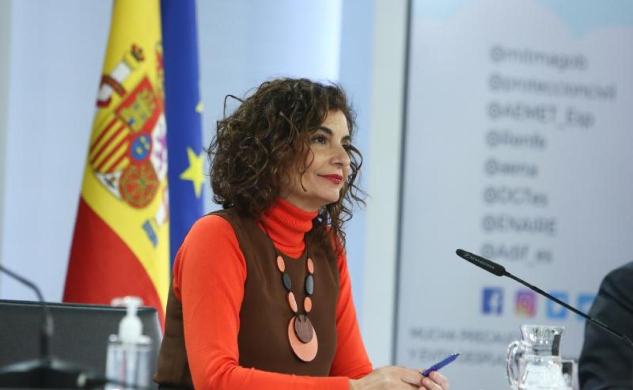 María Jesús Montero, ministra de Hacienda y portavoz del Gobierno 