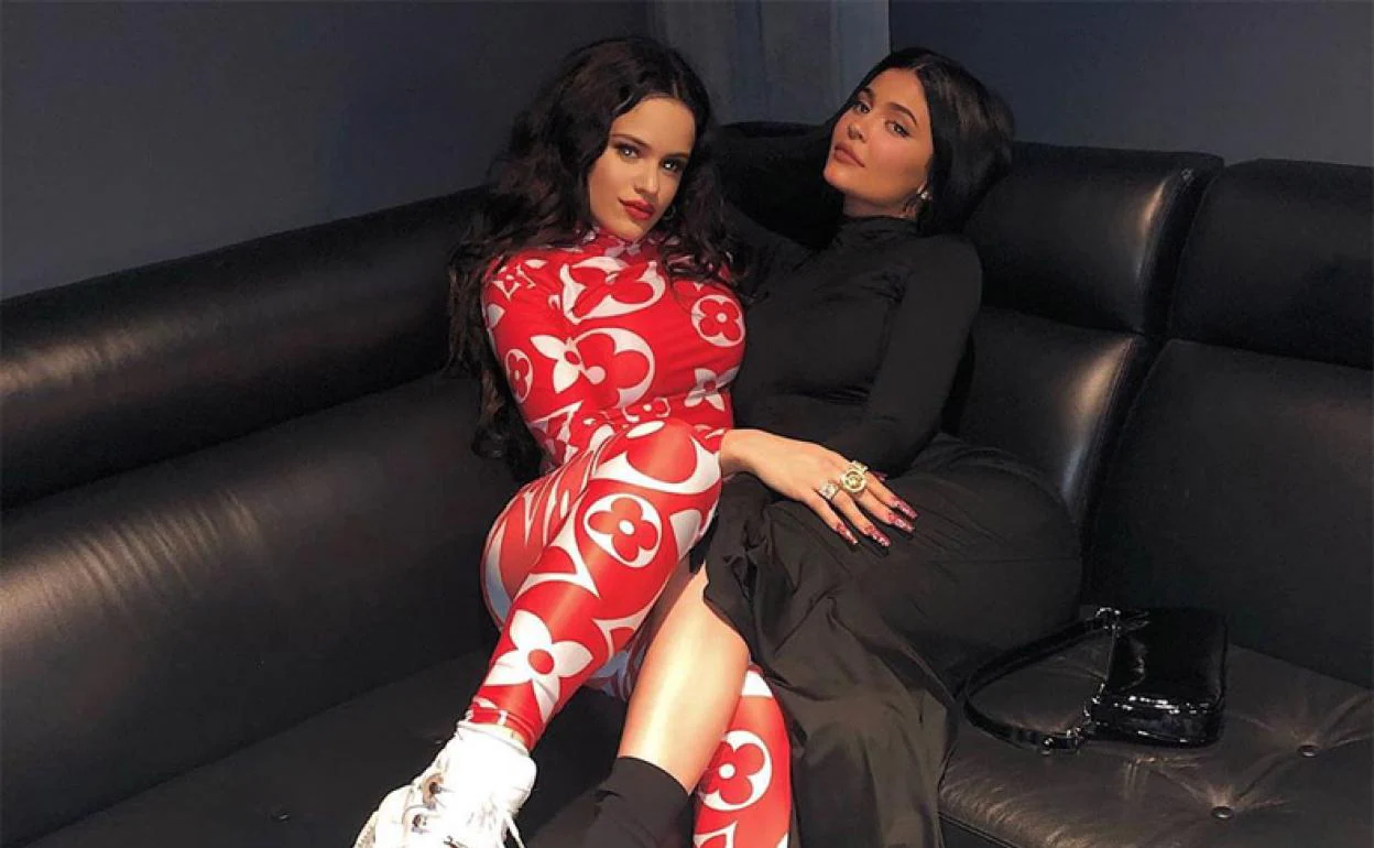 Rosalía y Kylie Jenner, en una de sus fotos juntas en Instagram.