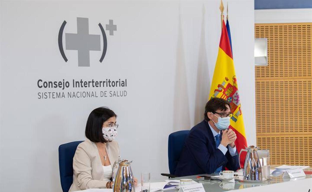 Carolina Darias junto a Salvador Illa