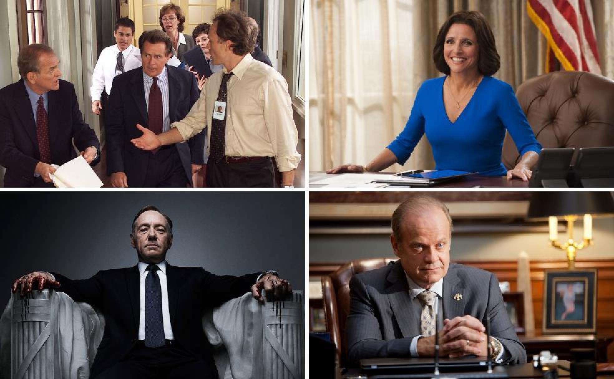 'El ala oeste de la Casa Blanca', 'Veep', 'House of Cards' y 'Boss'.