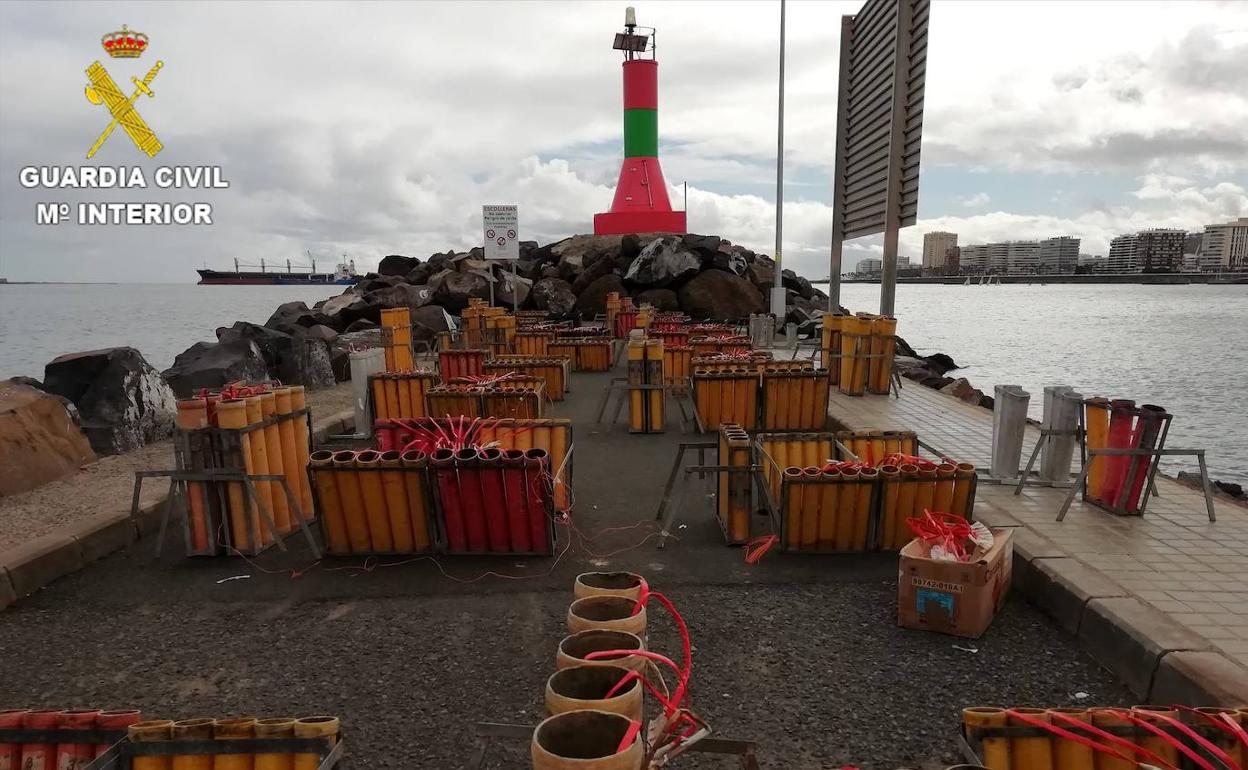 Arranca una campaña de control de la pirotecnia en Las Palmas