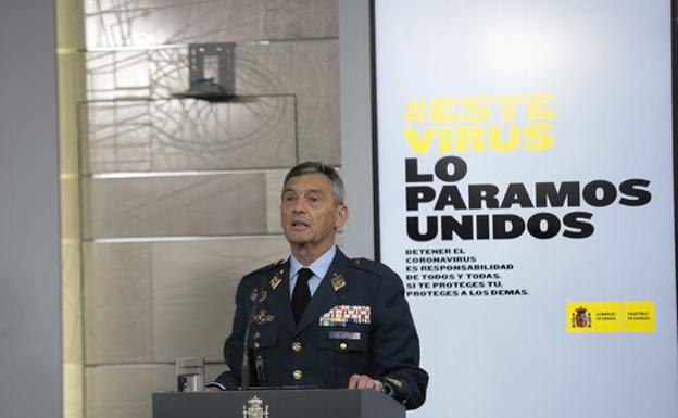 El jefe del Estado Mayor de la Defensa, Miguel Ángel Villarroya
