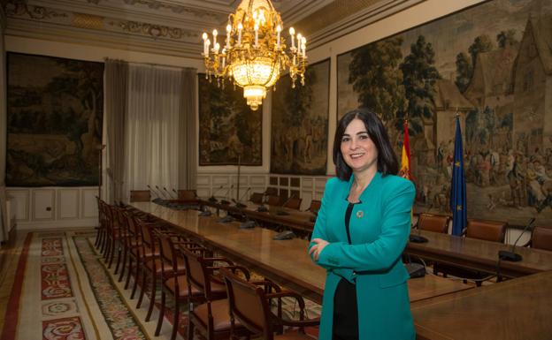 Imagen de archivo de la ministra, en Madrid. 