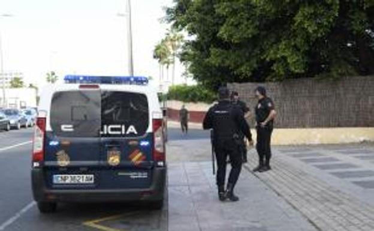 La presencia policial ha aumentado en el sur de Gran Canaria. 