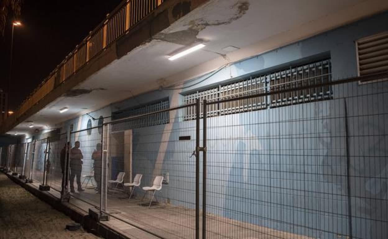 Imagen de las instalaciones municipales que han sido desalojadas. 