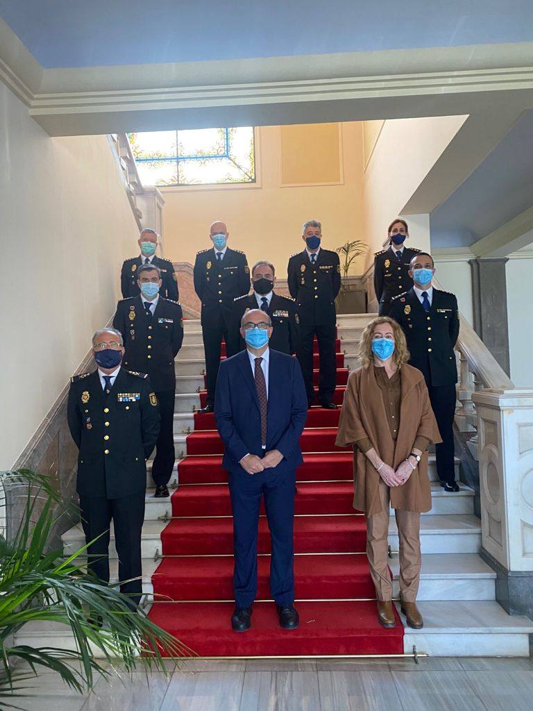 Imagen de la presentación de hoy de los nuevos comisarios. 