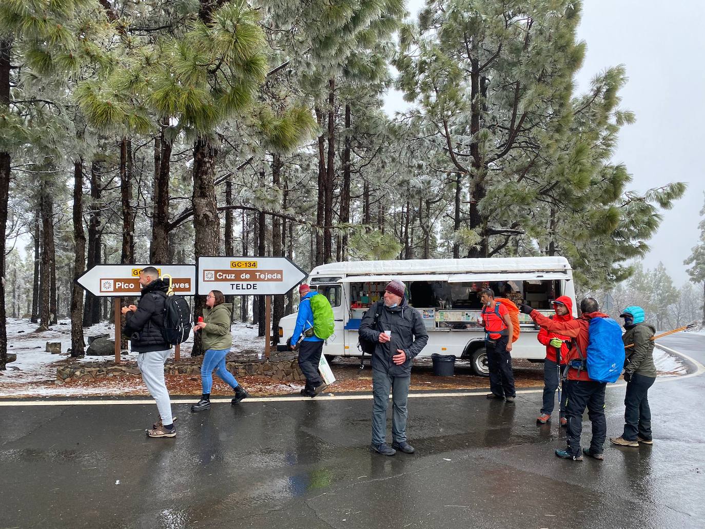 Fotos: La cumbre se tiñe de blanco