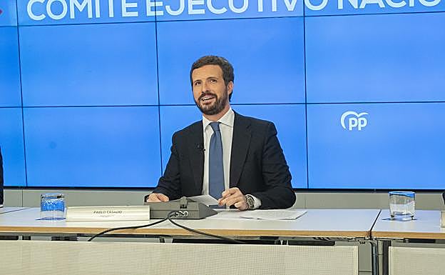 Pablo Casado, líder del PP. 