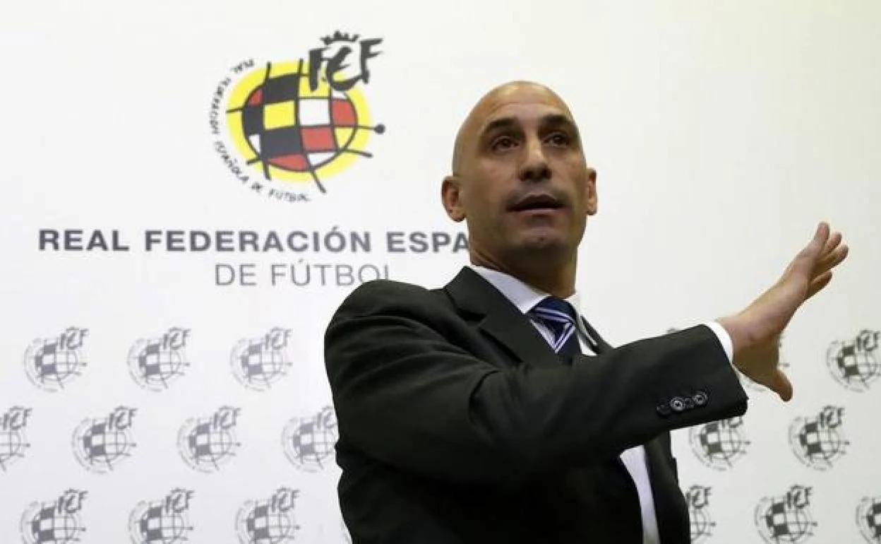 Luis Rubiales, presidente de la Federación Española de Fútbol
