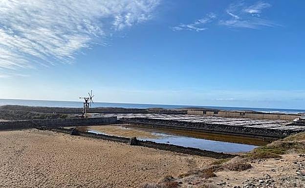 Los cocederos, antes de las obras que ejecutó el Cabildo. 