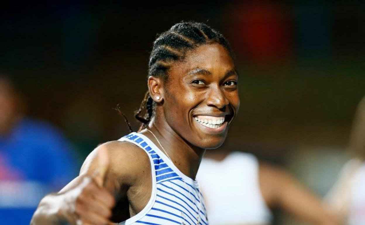 La atleta sudafricana Casper Semenya. 