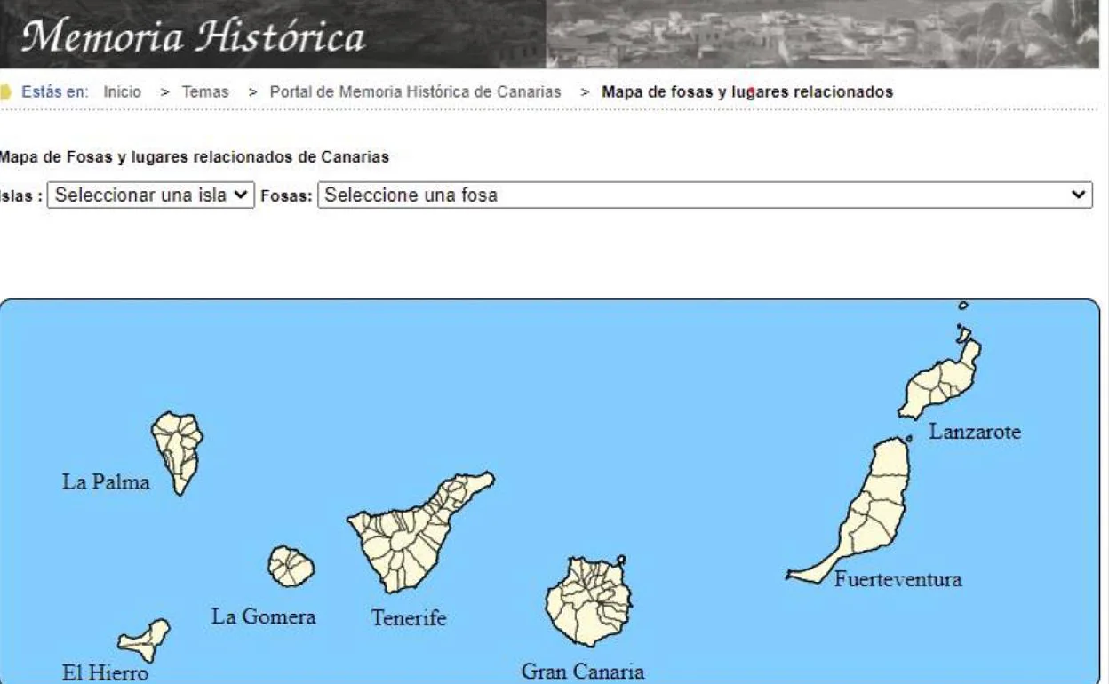 Canarias contará con un protocolo de exhumación de desaparecidos en la guerra civil y el franquismo