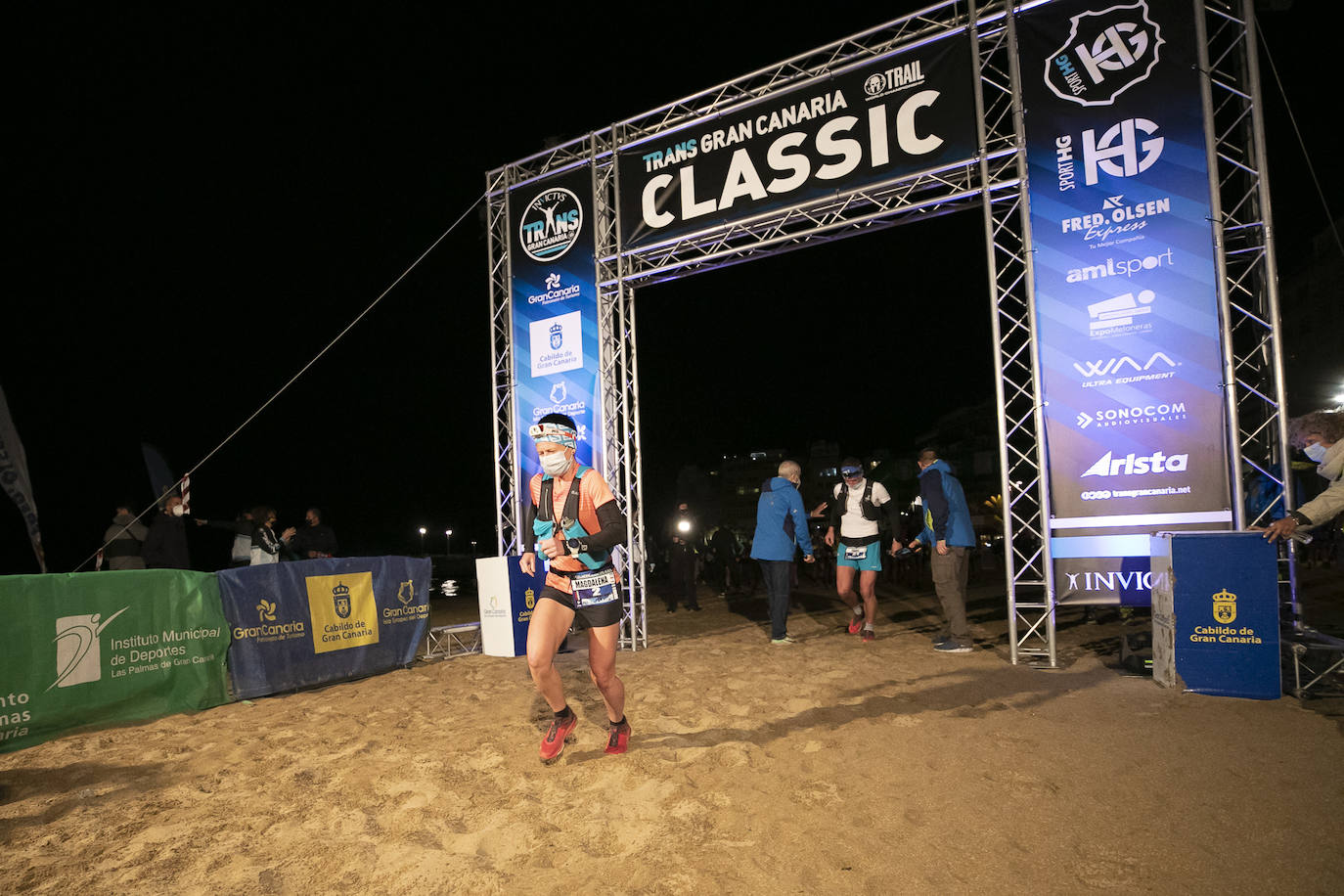 Imágenes de la salida de la Transgrancanaria. 