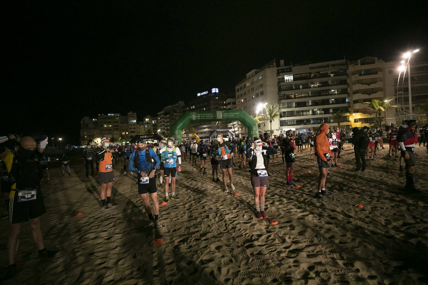 Imágenes de la salida de la Transgrancanaria. 