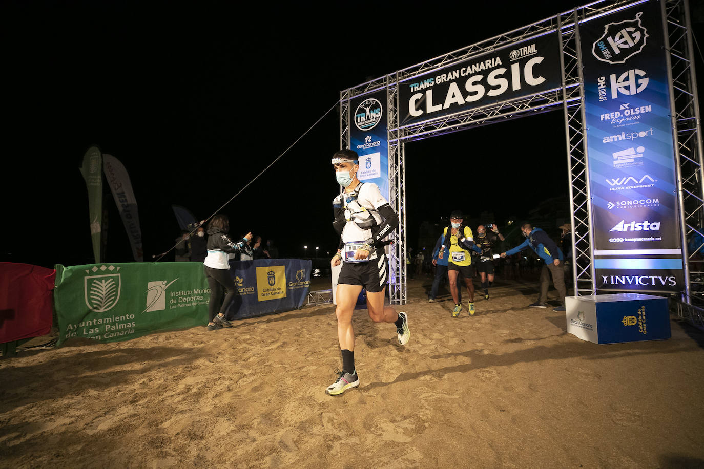 Imágenes de la salida de la Transgrancanaria. 