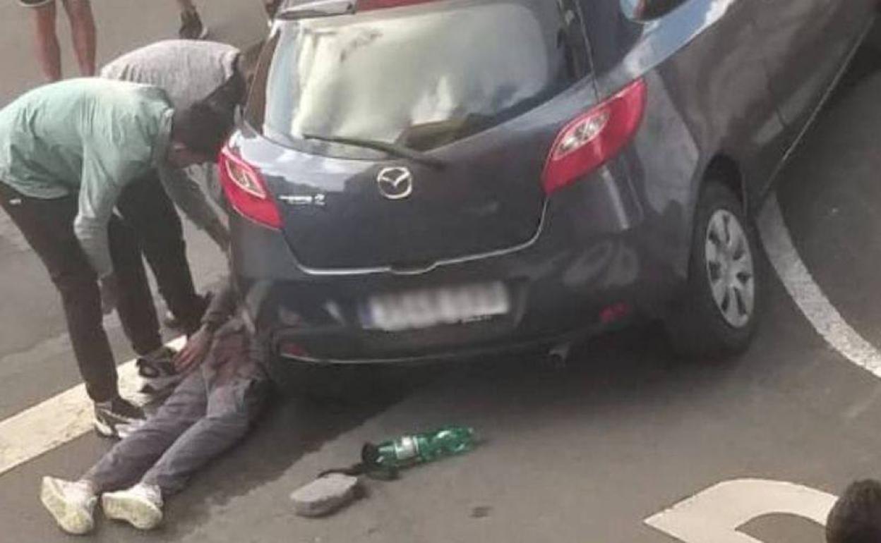 Imagen de la víctima del apuñalamiento