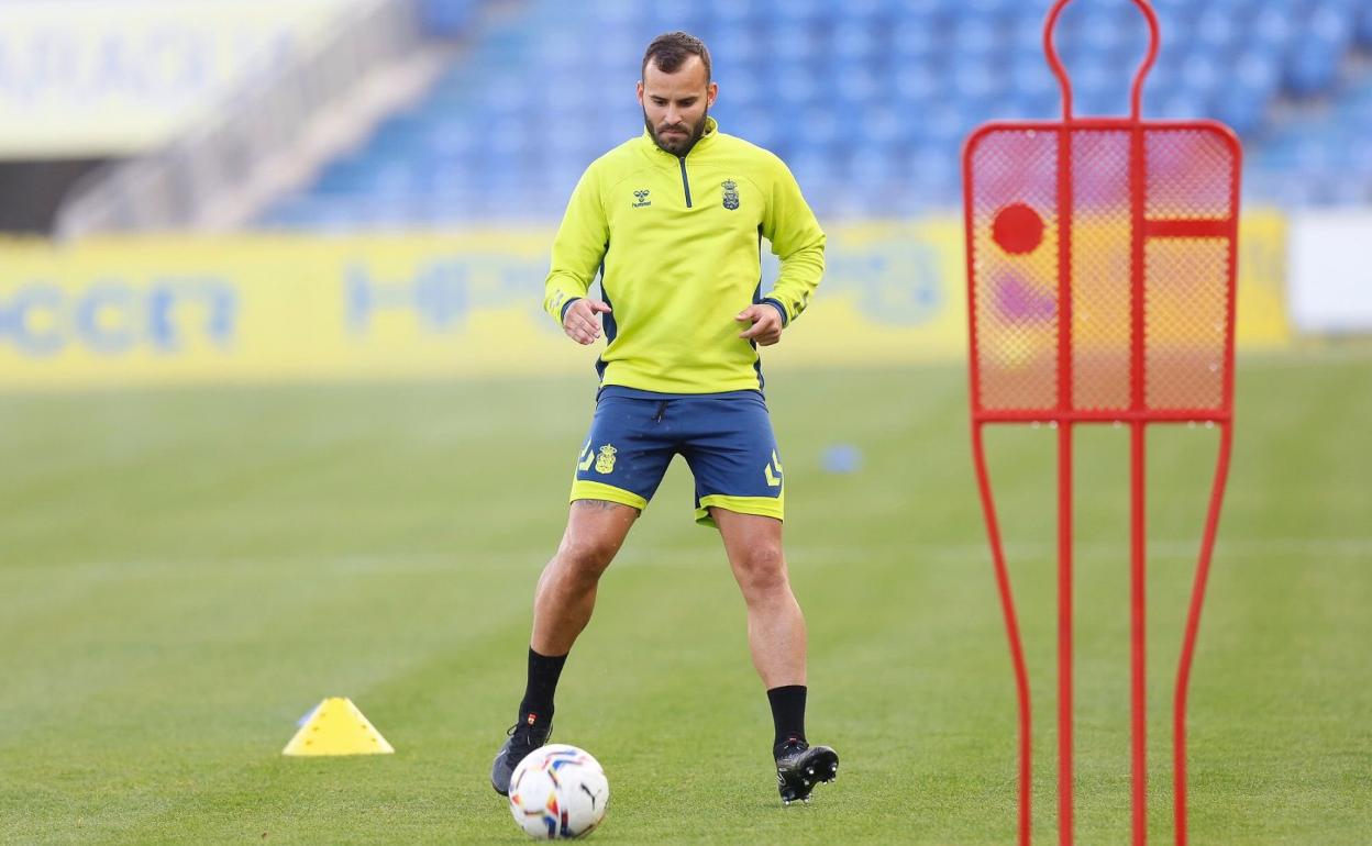 Jesé, en un entrenamiento. 
