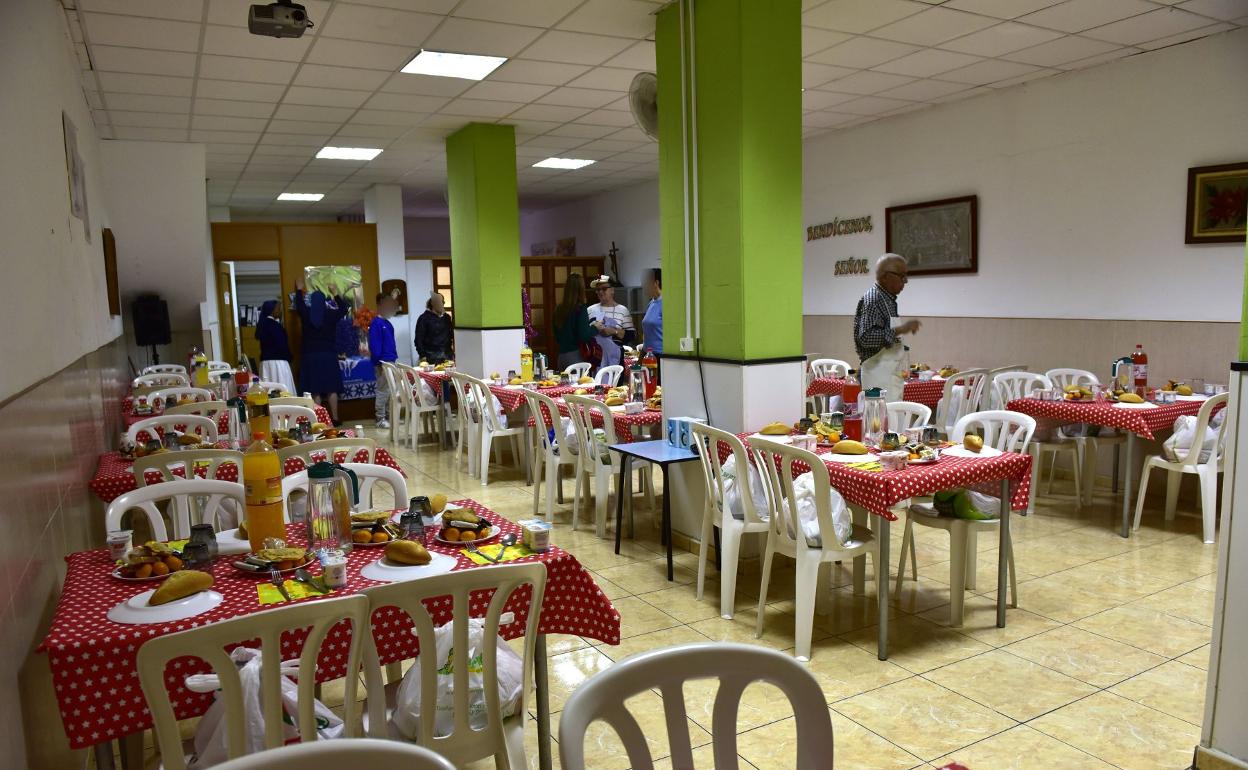 Imagen de archivo del comedor social de Nuestra Señora del Carmen. 