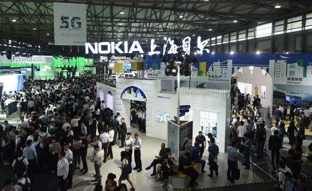 El stand de Nokia en una edición anterior del Mobile de Barcelona.