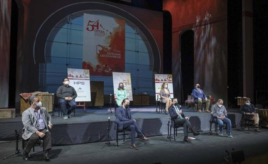 Un momento de la presentación de ayer. 