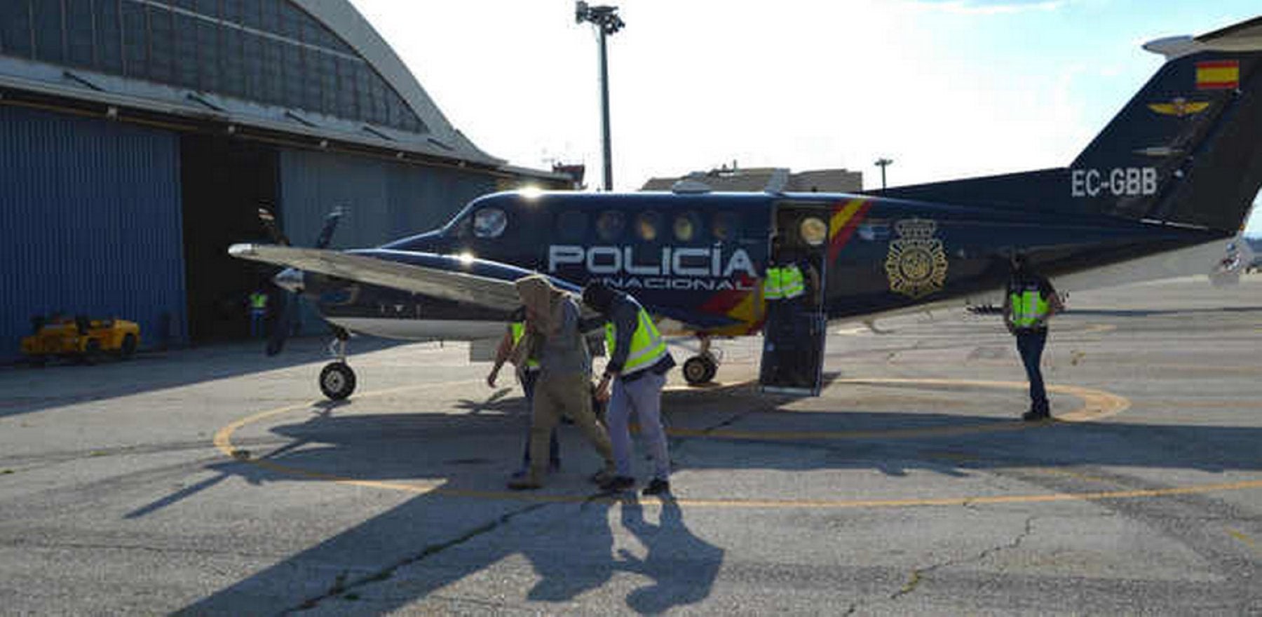 Imagen de archivo de un yihadista detenido en las Islas Canarias. 