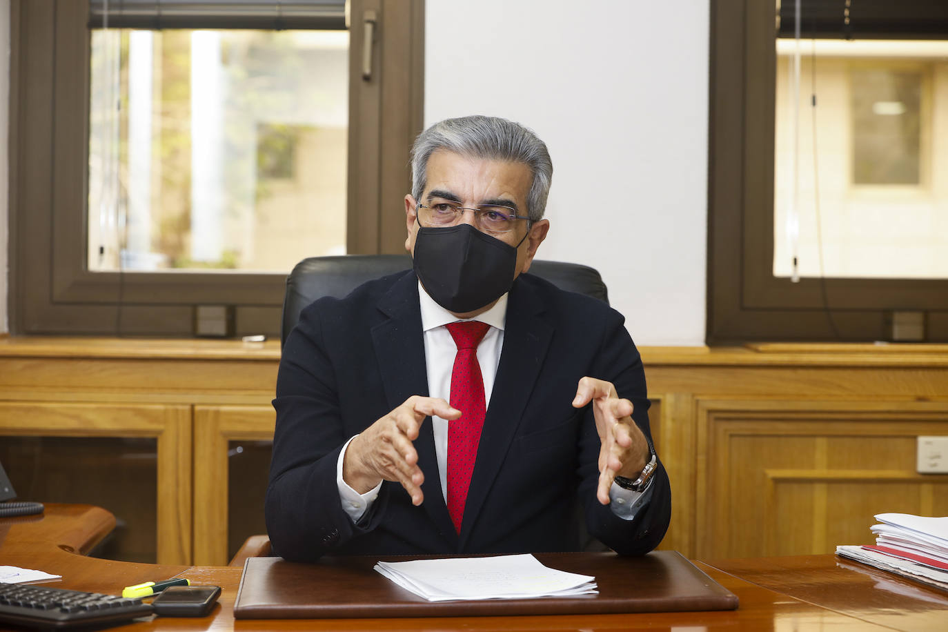 Román Rodríguez, consejero de Economía. 