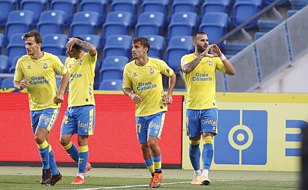 Jesé volvió a marcar con la Unión Deportiva. 