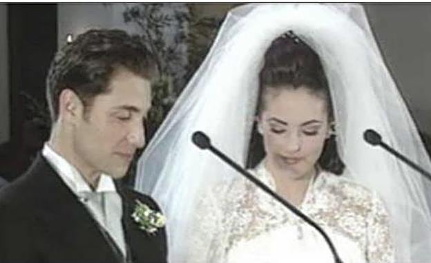Imagen de la boda de Antonio David Flores y Rocío Carrasco en 1996.