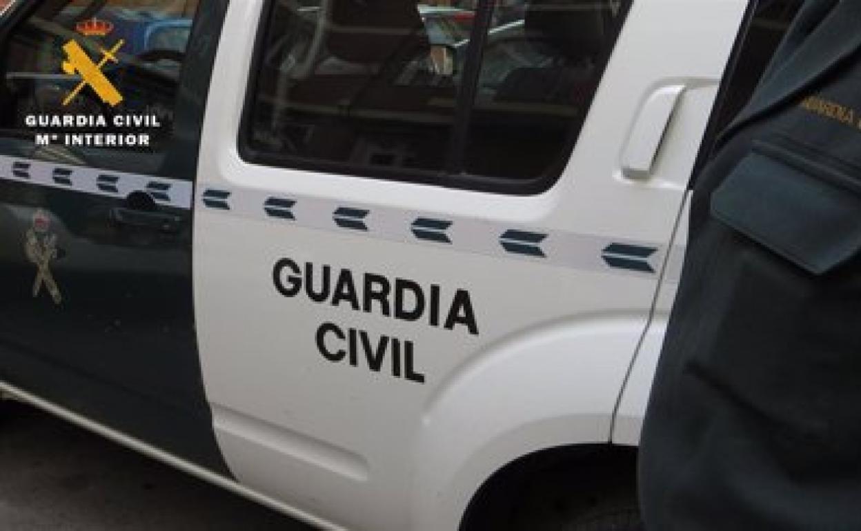 Un vehículo de la Guardia Civil. 