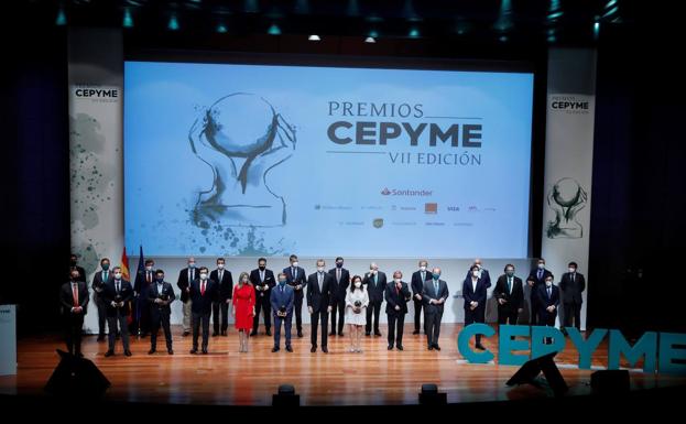 Ceremonia de entrega de los premios Cepyme.
