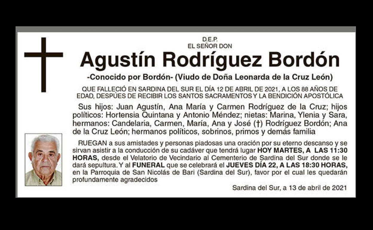 Agustín Rodríguez Bordón