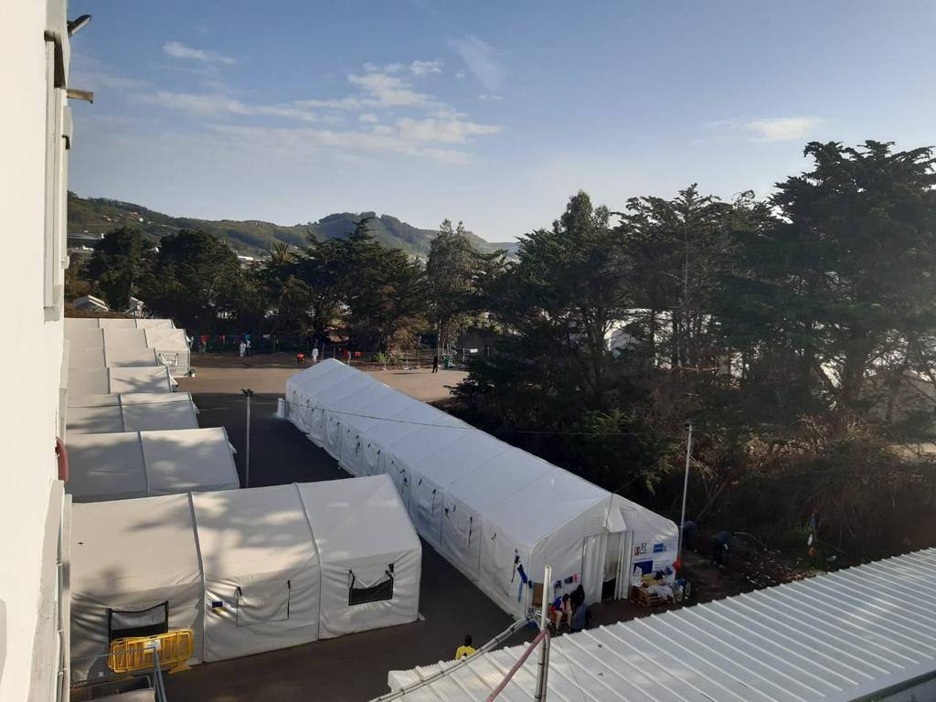 Imagen del campamento. 