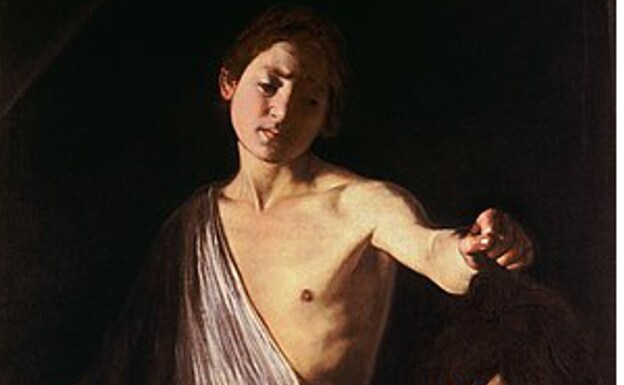 Los expertos ven analogías entre la inclinación de cabeza de este David de Caravaggio, de la Galleria Borghese de Roma, y el ecce homo de la subasta.