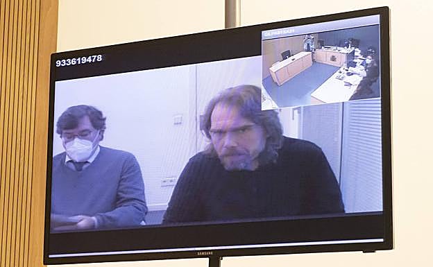 Carlos Navarro el Yoyas, declarando por videoconferencia.