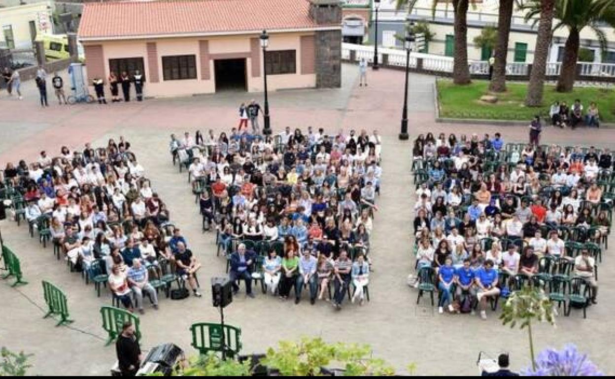 Imagen de archivo de la recepción de alumnos Erasmus a la ULPGC. 