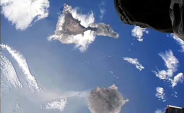 Así luce Canarias desde el espacio