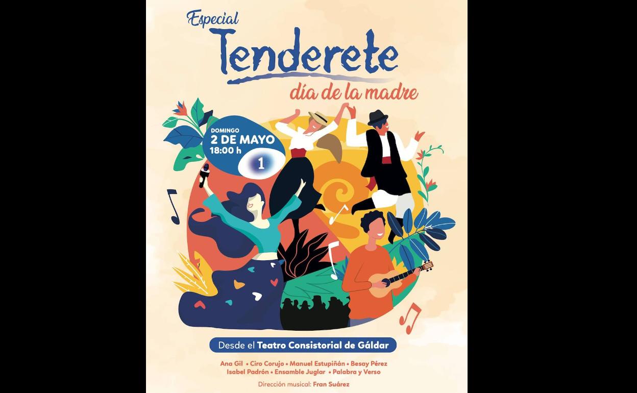 El Teatro Consistorial de Gáldar acoge el primer programa de Tenderete tras la pandemia