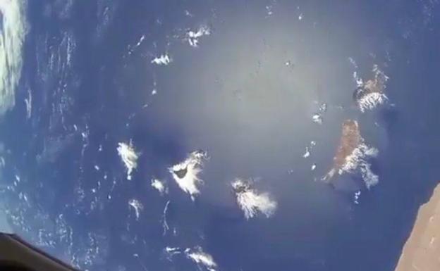 Espectaculares imágenes de Canarias desde el espacio