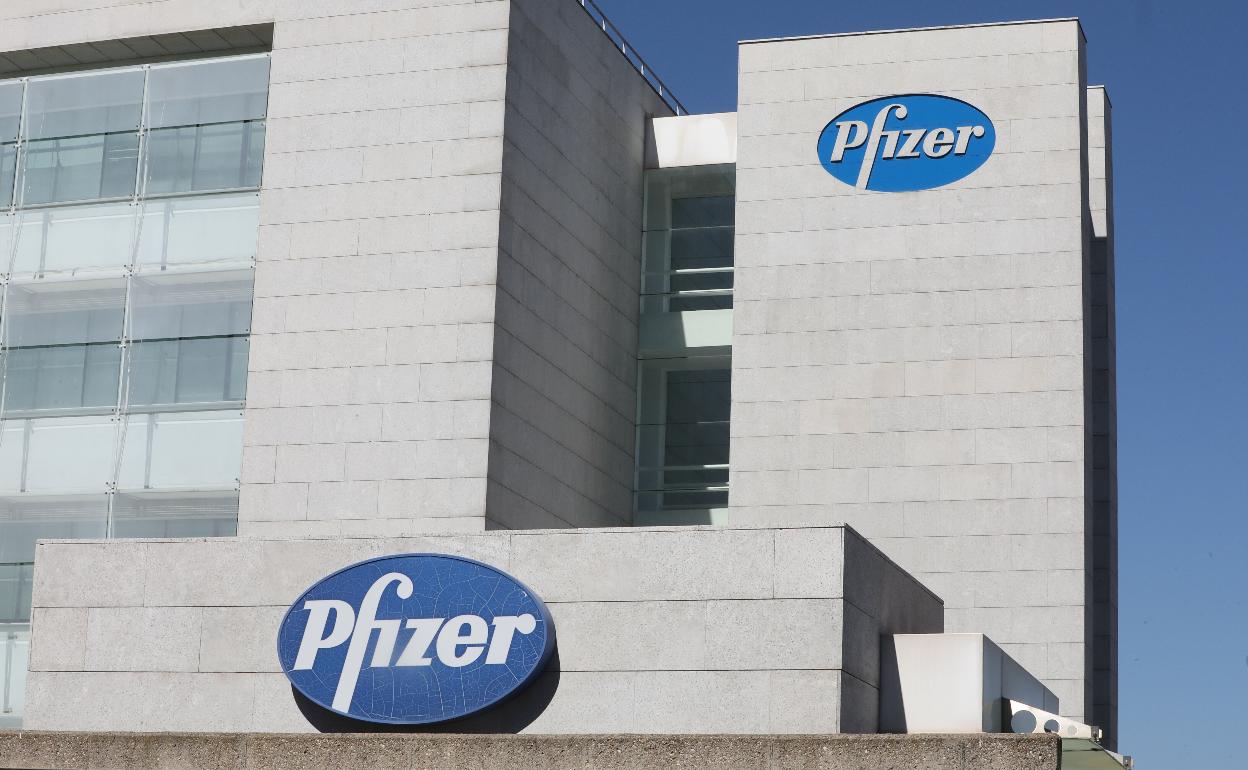 Sede de la multinacional farmacéutica Pfizer en San Sebastián de los Reyes (Madrid). 