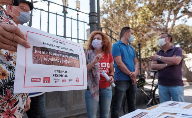 Sindicatos convocan manifestaciones contra la precariedad y por la igualdad