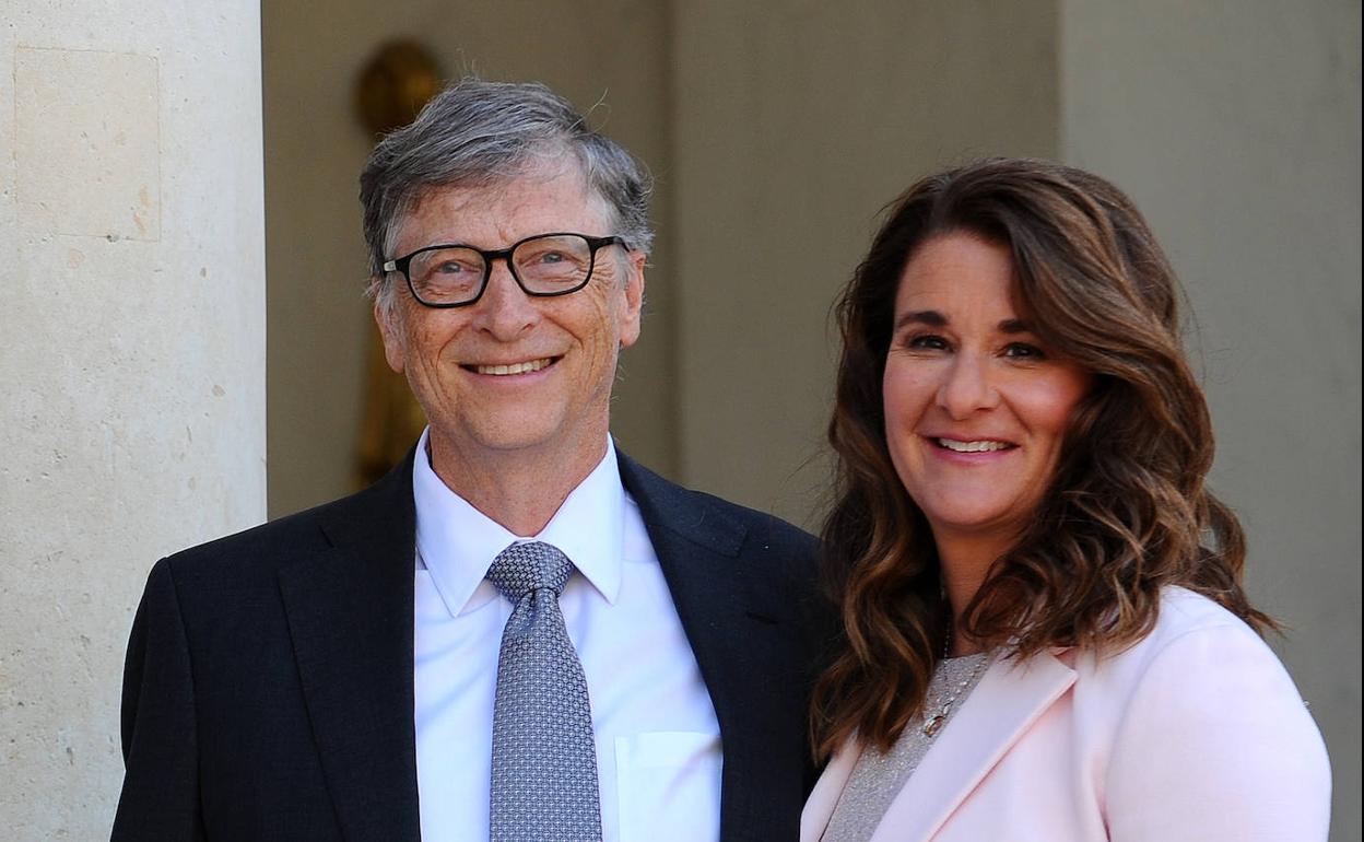 Bill y Melinda Gates. 